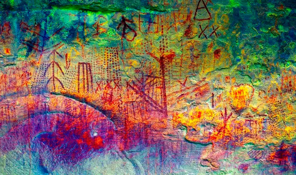 Las pinturas rupestres fueron halladas en 20 sitios del Parque Nacional Canaima. Foto: José Miguel Pérez-Gómez Las pinturas rupestres fueron halladas en 20 sitios del Parque Nacional Canaima. Foto: José Miguel Pérez-Gómez