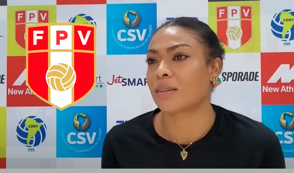 Ángela Leyva aclaró que no podrá jugar la Copa Panamericana con la selección peruana. Foto: composición LR/captura de FPV