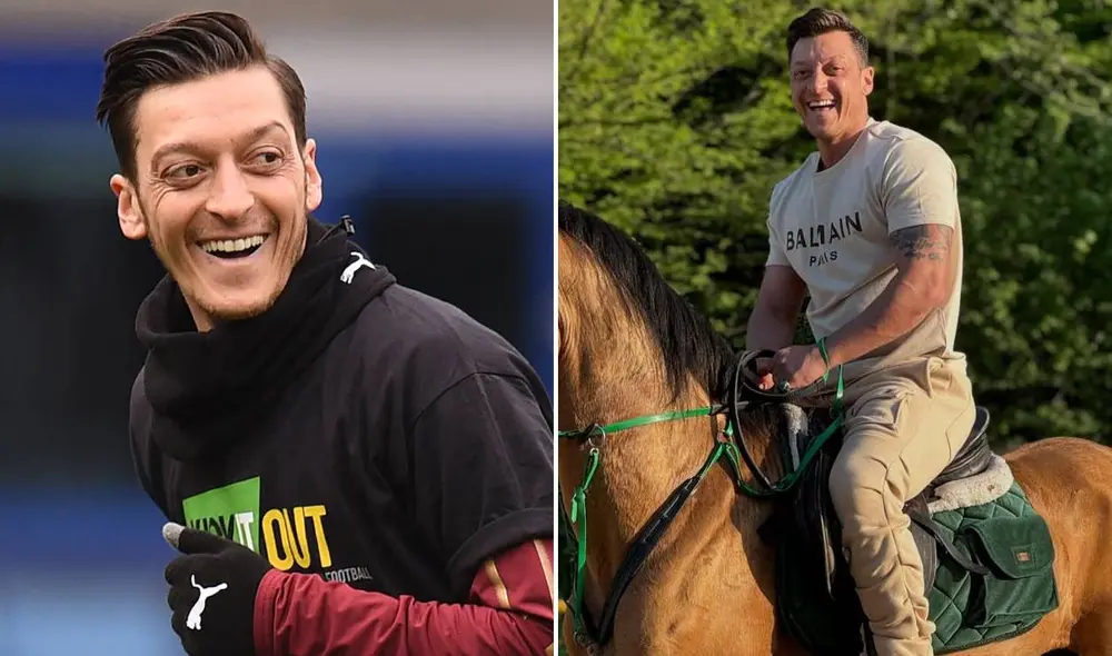 Mesut Özil se retiró del fútbol a los 34 años, cuando militaba en el Istanbul Basaksehir. Foto: composición LR/AFP/Instagram Mesut Özil