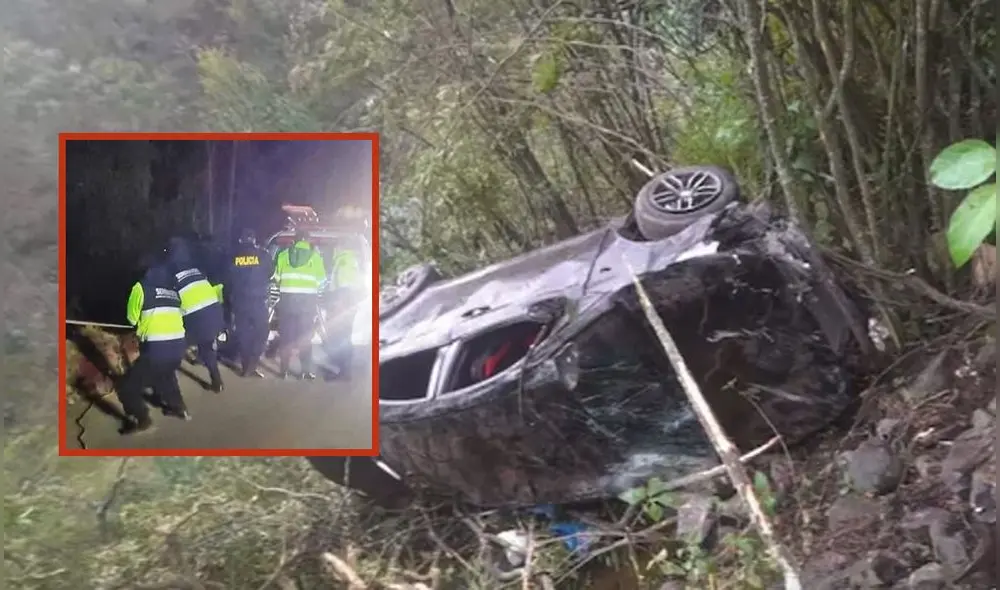 Accidente de tránsito en Huaraz dejó el lamentable saldo de cuatro fallecidos. Foto: composición LR/Difusión