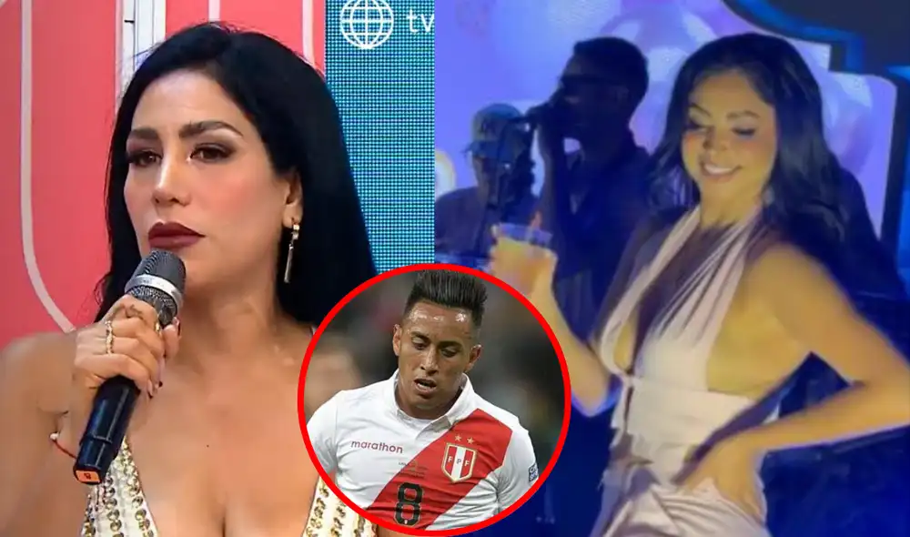 Pamela Franco y Christian Cueva tuvieron una relación extramatrimonial en el 2018. Foto: Composición LR/Captura América TV/Pamela Franco/Instagram/difusión
