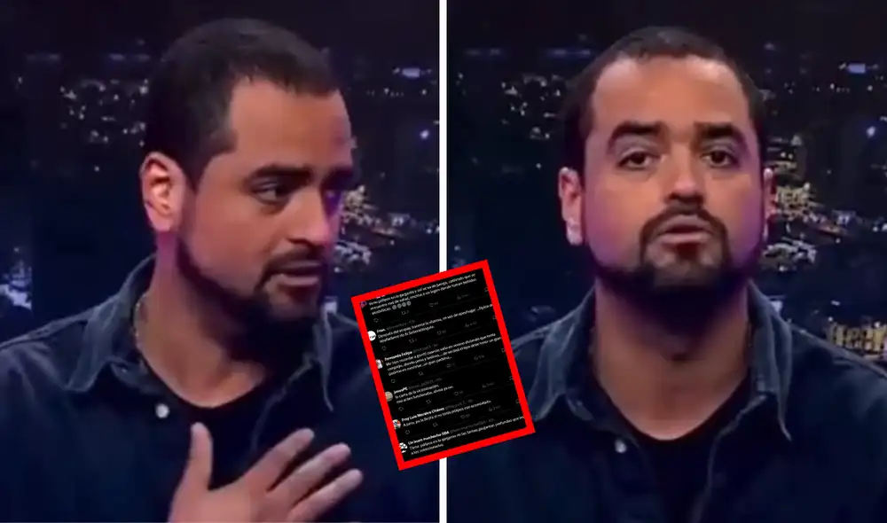 Franco Cabrera es criticado en redes sociales tras dar su versión de los hechos. Foto: composición LR/Captura X/Movistar Deportes