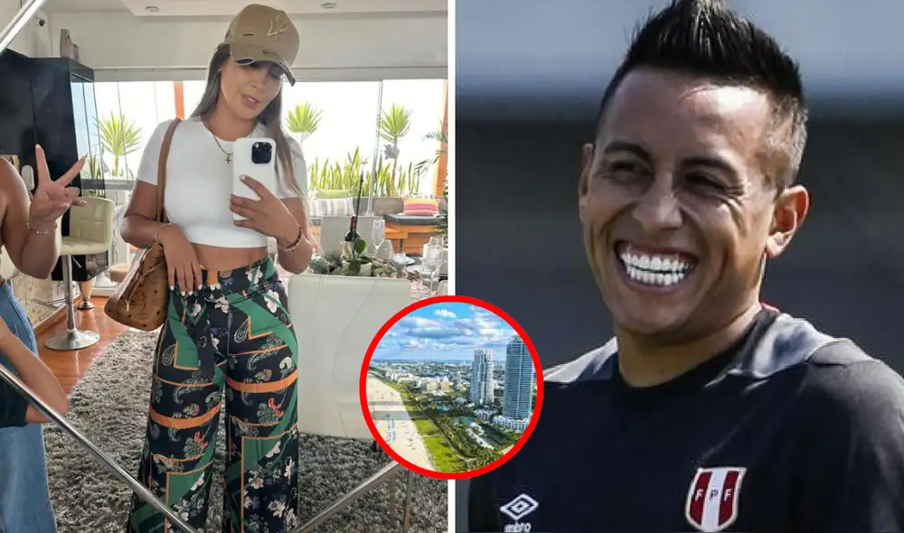 Pamela López estuvieron el último fin de semana en junio con Christian Cueva pese a comunicado del futbolista en redes sociales. Foto: composición LR/Pamela López Instagram/FPF/Getty Images