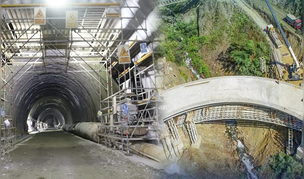 Obras se concretan en Cusco para dar paso a una nueva vía que conduzca a Machu Picchu. Foto: composición LR/Provías/Luis Álvarez