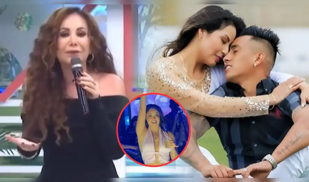 La conductora de 'América hoy' se pronunció sobre Christian Cueva. Foto: composición LR/captura de pantalla/américa hoy/difusión