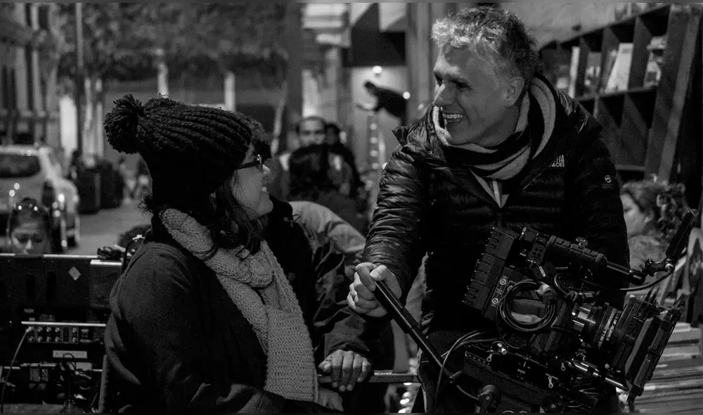 Un momento de la filmación de 'Canción sin nombre'. El ‘boca a boca’ y la difusión en redes sociales terminan siendo aliados de las películas de autor ante el pobrísimo apoyo del Estado. Foto: difusión