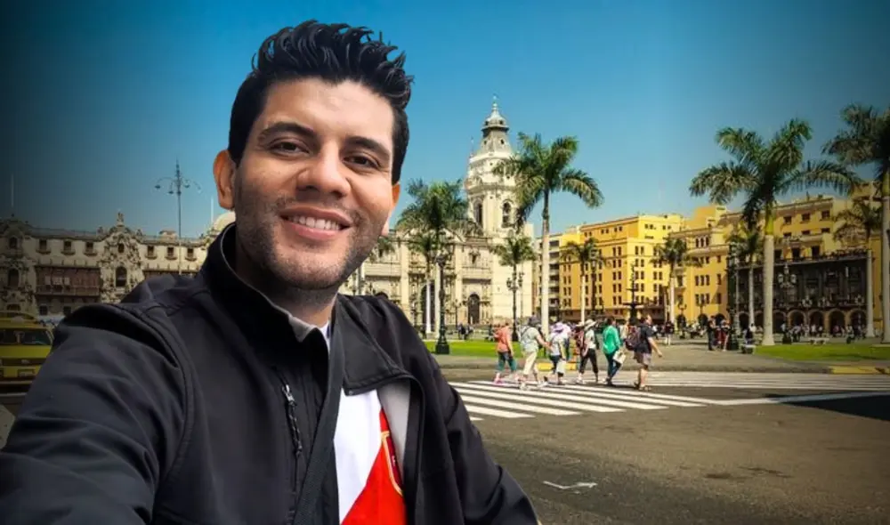 Salvadoreño visita el Centro de Lima y se enamora de su arquitectura: "Me siento como si estuviera en Europa". Foto: Composición LR Free Walking Tour Peru / Juanmijangoturista