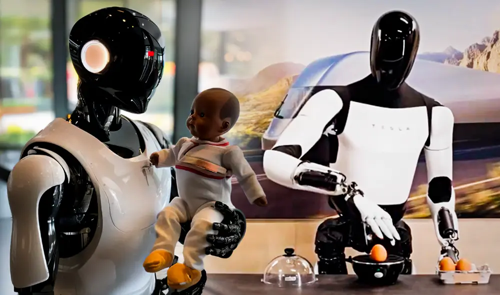 El robot Humanoide Optimus Gen 2, de Tesla, sería utilizado para múltiples propósitos, tanto en el hogar como en las industrias. Foto: Tesla