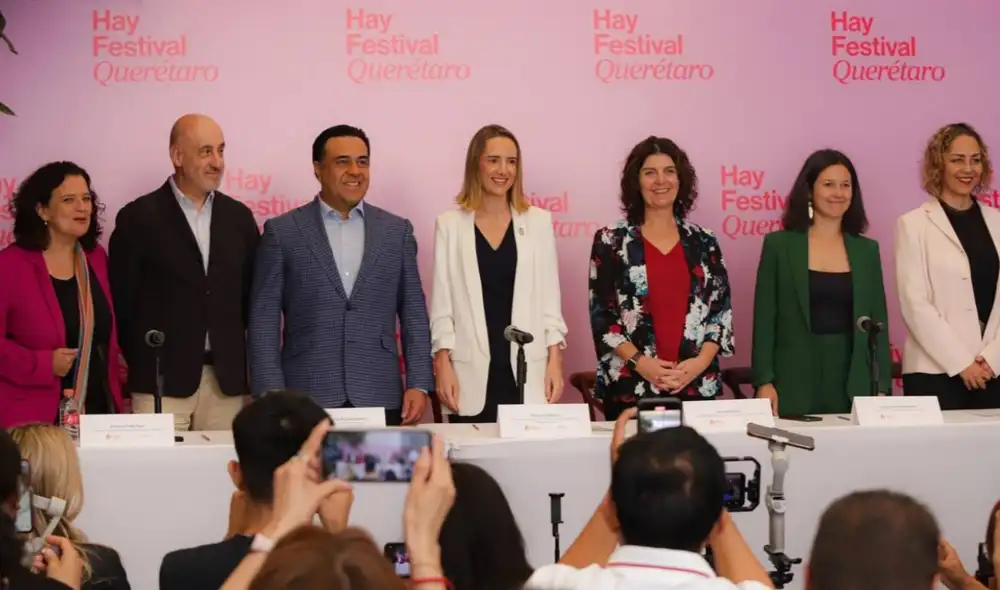 Hay Festival Querétaro 2024: Un encuentro cultural en la ciudad de Querétaro con invitados de renombre. Foto: Facebook hayfestivalesp
