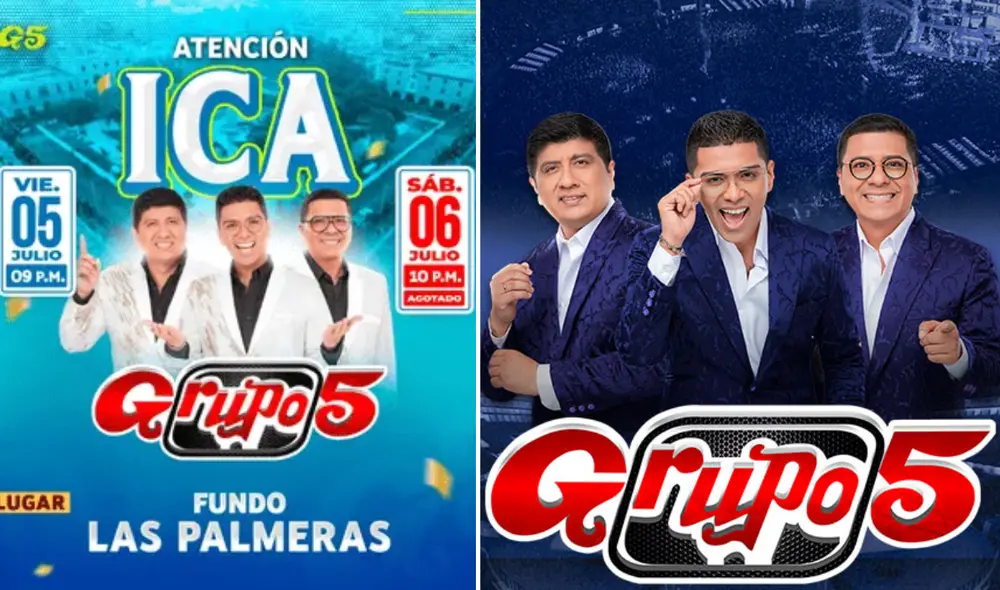El Grupo 5 es una de las orquestas de cumbia más exitosas de Perú. Foto: Composición LR/Grupo 5/Instagram