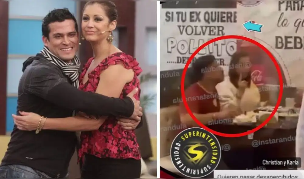 Christian Domínguez y Karla Tarazona niegan haber vuelto. Foto: composición LR/ Instarándula Christian Domínguez y Karla Tarazona niegan haber vuelto. Foto: composición LR/ Instarándula