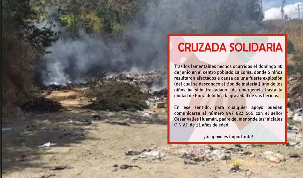 Piden apoyo para familia de niño que resultó gravemente herido y fue trasladado a Lima. Foto: composición LR/Difusión