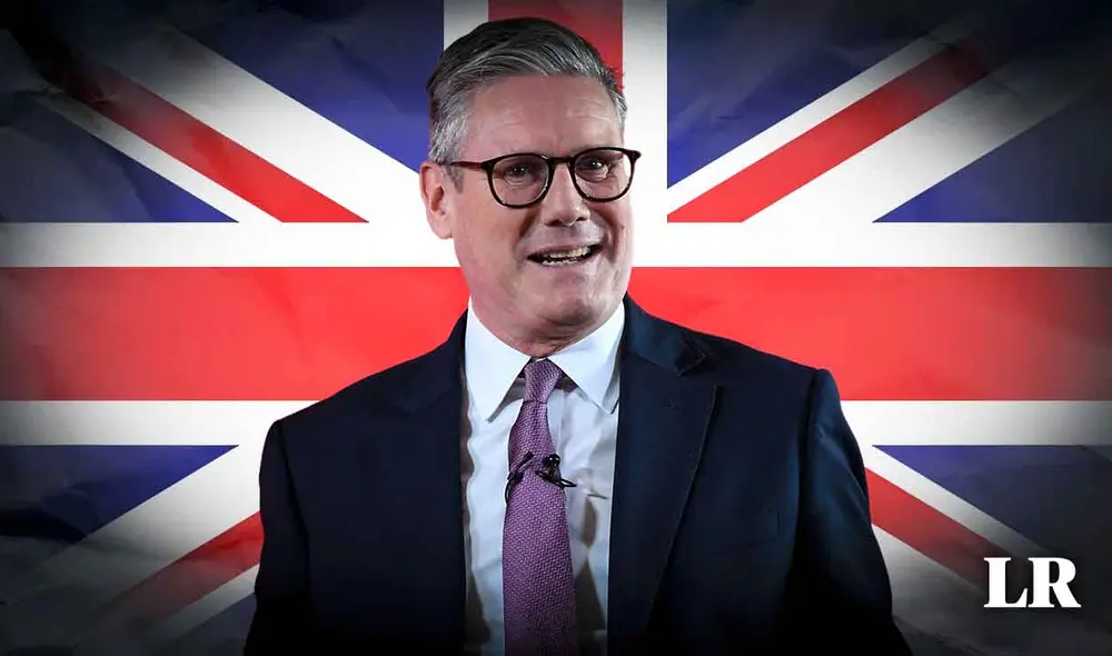 Keir Starmer, líder del Partido Laborista, ha sido elegido como el próximo primer ministro de Reino Unido tras una contundente victoria en las elecciones de 2024. Foto: composición LR/AFP