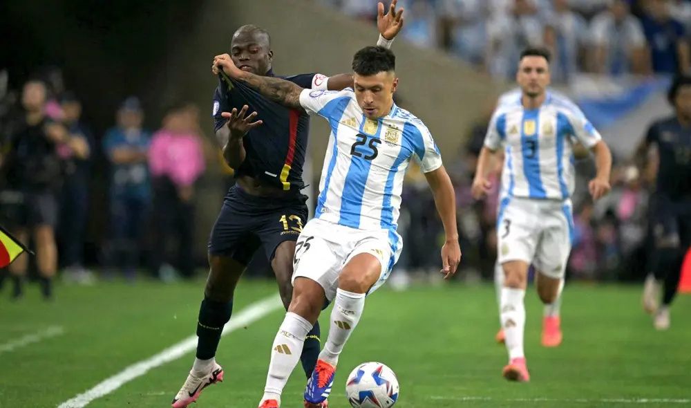 Argentina vs Ecuador se enfrentaron en el Estadio NRG. Foto: AFP Argentina vs Ecuador se enfrentaron en el Estadio NRG. Foto: AFP