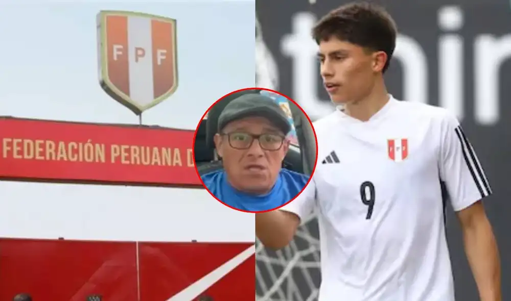 Alberto Velásquez ha jugado con la selección peruana sub-15. Foto: composición LR/captura de ATV/La Bicolor Alberto Velásquez ha jugado con la selección peruana sub-15. Foto: composición LR/captura de ATV/La Bicolor