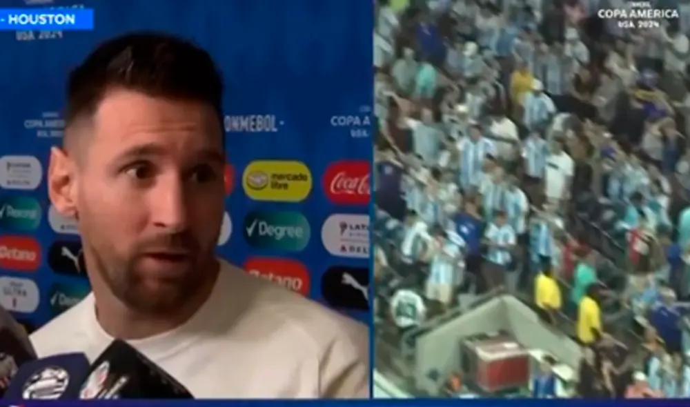 Lionel Messi comentó su fastidio por haber perdido la oportunidad de darle la ventaja en el marcador a su país. Foto: captura de pantalla/TyC Sports Lionel Messi comentó su fastidio por haber perdido la oportunidad de darle la ventaja en el marcador a su país. Foto: captura de pantalla/TyC Sports