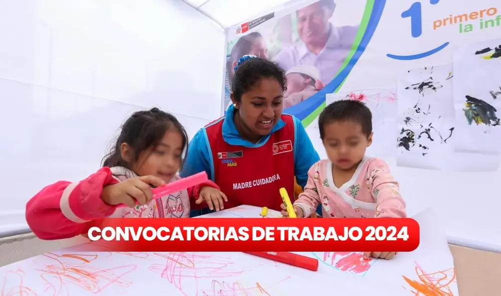 El Programa Cuna Más habilitó una convocatoria de trabajo que estará disponible hasta el 17 de julio. Foto: composición LR/Andina El Programa Cuna Más habilitó una convocatoria de trabajo que estará disponible hasta el 17 de julio. Foto: composición LR/Andina