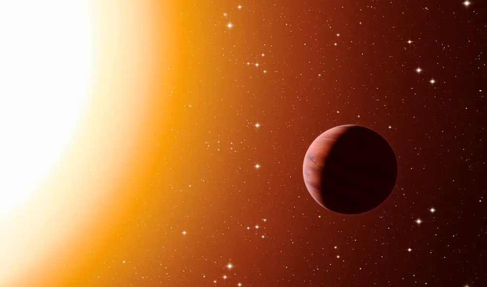 El exoplaneta WASP-43b ha sido denominado como un 'Júpiter caliente'. Foto: ESO