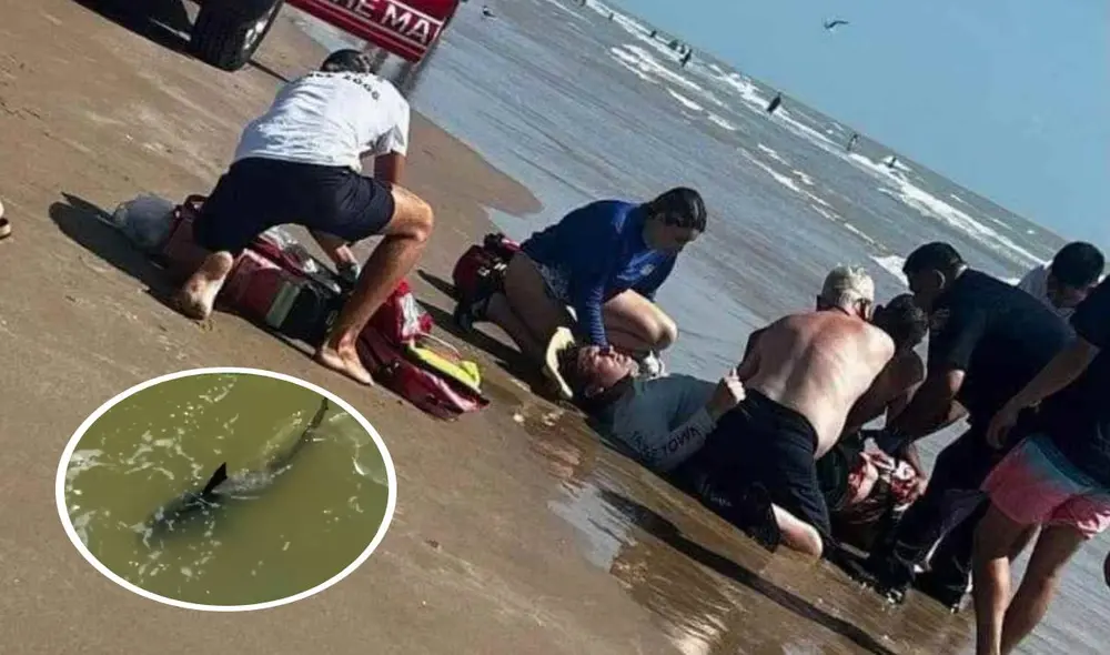 La Guardia Costera de los Estados Unidos aconsejó a las personas a no entrar a la playa tras el percance. Foto: composiciónLR/El Universal/CNN