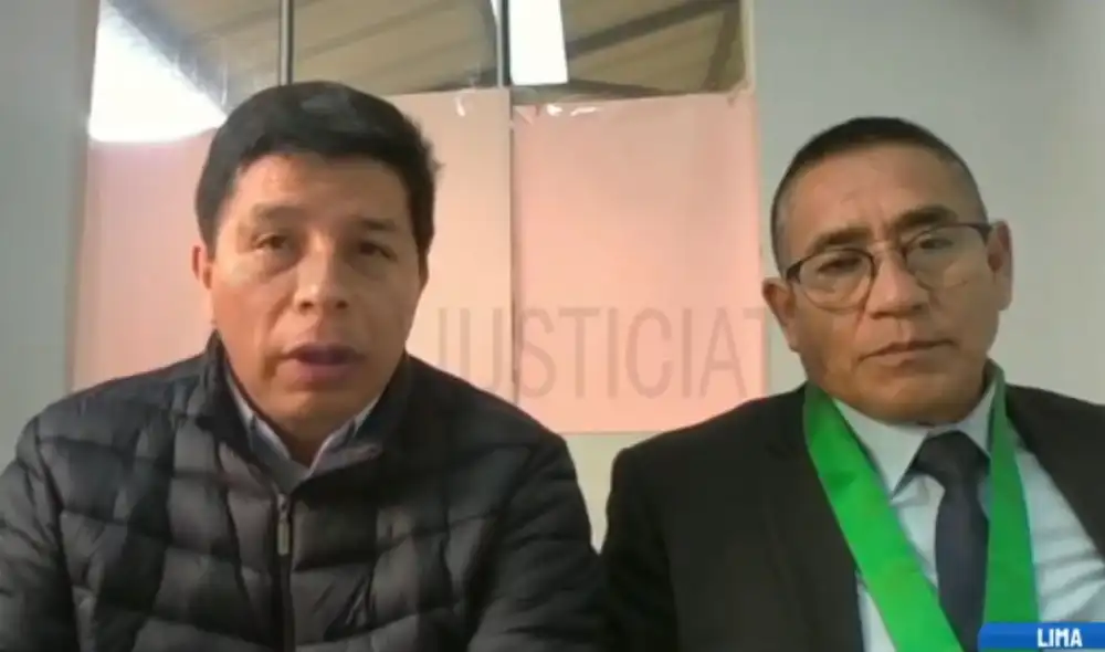 Pedro Castillo busca reducir el plazo de prisión preventiva que lo tiene en el penal Barbadillo. Foto: Justicia TV