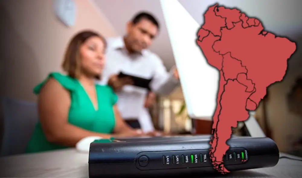 El país de Sudamérica con el internet fijo más barato: cuesta 15 dólares menos que el resto de naciones. Foto: Composición LR / El Peruano El país de Sudamérica con el internet fijo más barato: cuesta 15 dólares menos que el resto de naciones. Foto: Composición LR / El Peruano