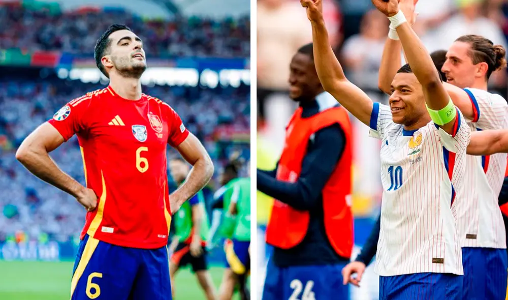 España vs. Francia se jugará a partir de las 2.00 p. m. Foto: composición LR/Instagram/España/Francia