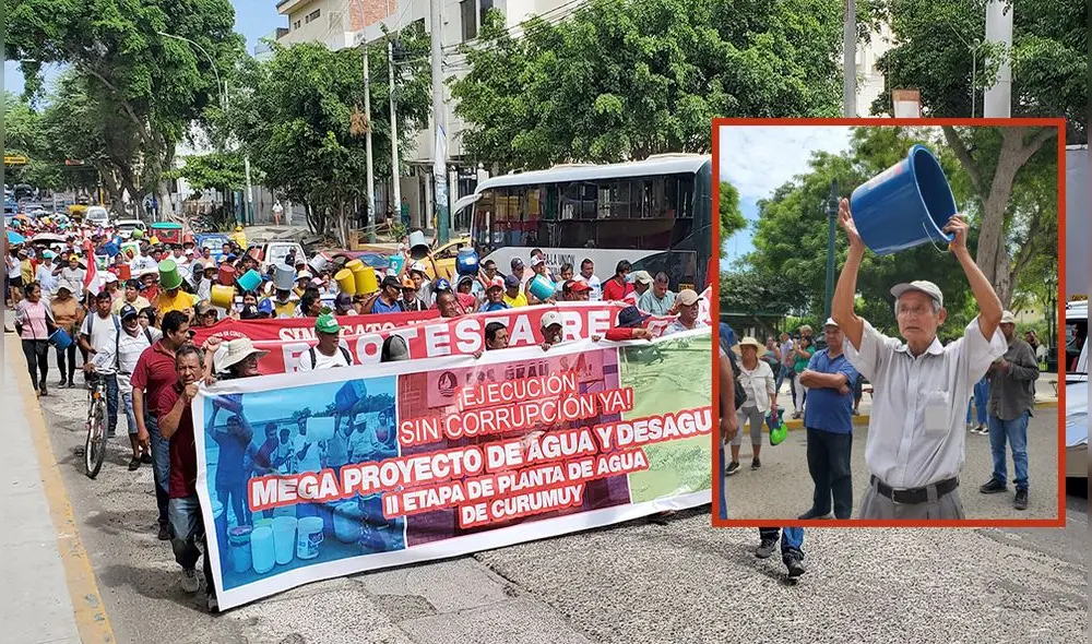 Obras de saneamiento son exigidas por los ciudadanos de Piura. Foto: composición LR/Almendra Ruesta/La República Obras de saneamiento son exigidas por los ciudadanos de Piura. Foto: composición LR/Almendra Ruesta/La República