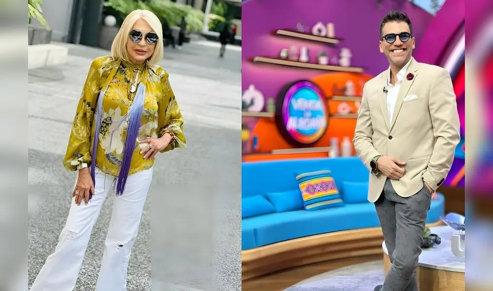 Mauricio Barcelata aseguró que solo quiso ayudar a Laura Bozzo porque no leyó bien el telepronter. Foto: Instagram/@laurabozo_of y @vengalaalegria