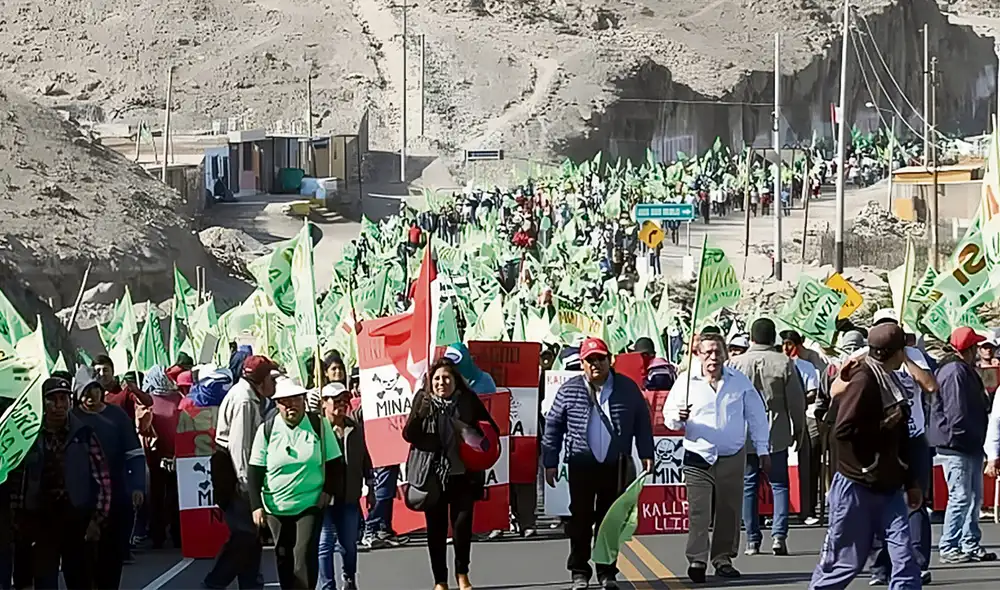 Rechazo. Comunidades no consideran viables Conga y Tía María por su daño ambiental. Foto: difusión Rechazo. Comunidades no consideran viables Conga y Tía María por su daño ambiental. Foto: difusión