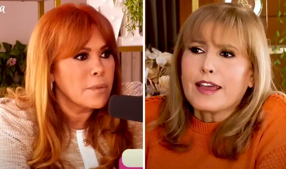 Hermana de Magaly Medina hizo preguntas incómodas a la conductora, quien decidió responderlas fiel a su estilo. Foto: composición LR/YouTube/Magaly Medina