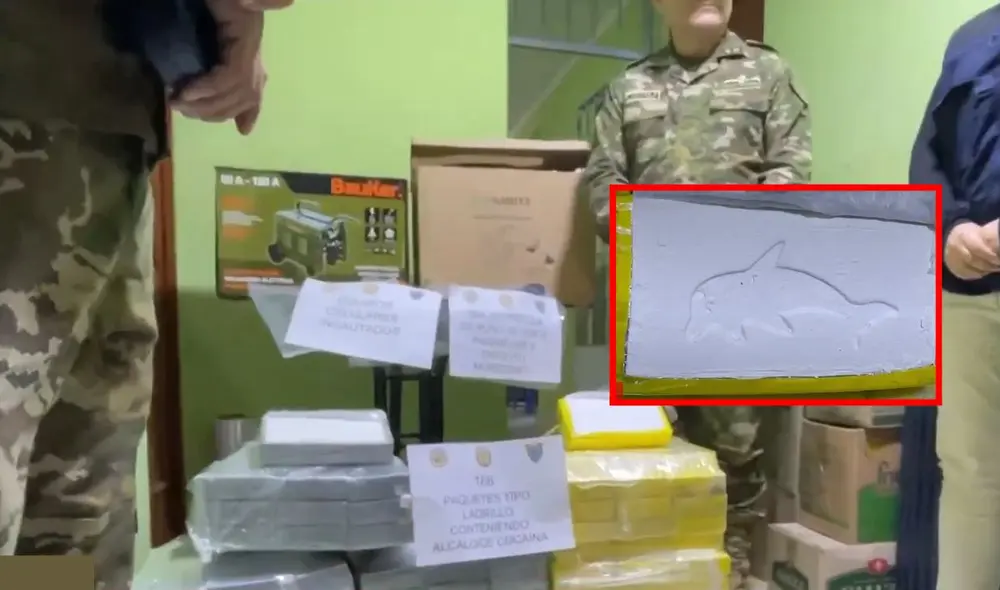 Se incautaron paquetes de cocaína, dinero en efectivo y armas de fuego. Foto: Canal N