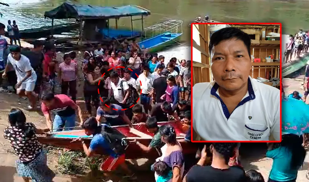 Presidente de Odecofroc exige intervención policial para rescatar al dirigente de la organización awajún. Foto: composición LR/difusión/Ojo Público Presidente de Odecofroc exige intervención policial para rescatar al dirigente de la organización awajún. Foto: composición LR/difusión/Ojo Público