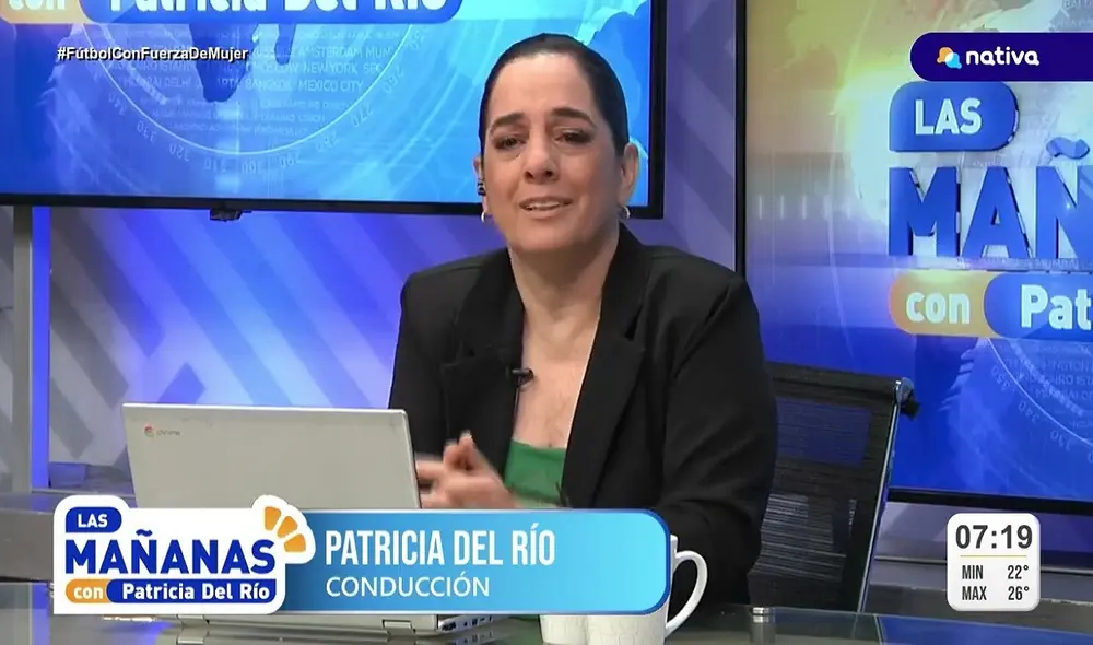 Una de sus últimas experiencias como conductora de noticias fue en Nativa. Foto: Internet