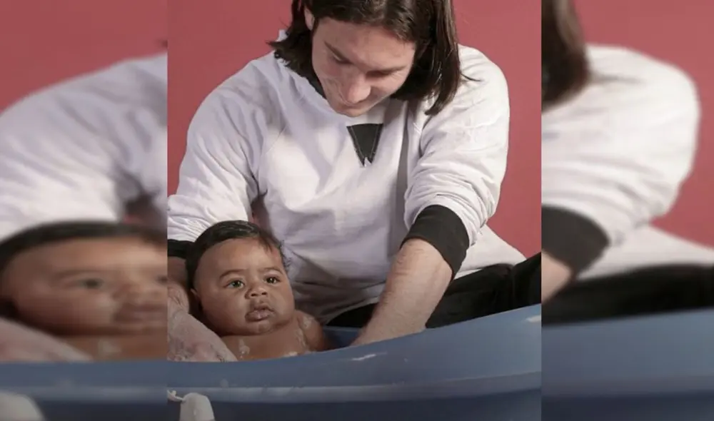 La foto de Lionel Messi con  Lamine Yamal