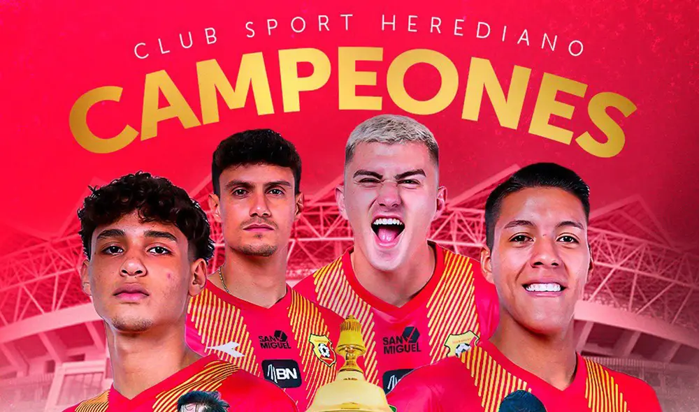 Herediano ganó su tercera Supercopa de Costa Rica. Foto: Unafut