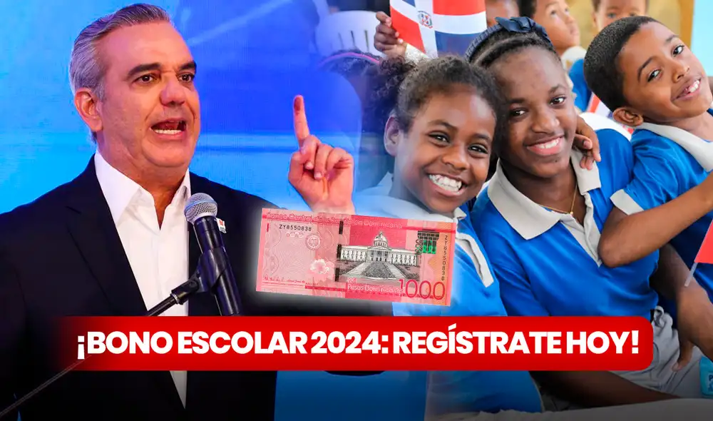 Padres y tutores consultan en el sitio web del MINERD para verificar su elegibilidad para el Bono Escolar 2024. Foto: composición LR / Gobierno de República Dominicana