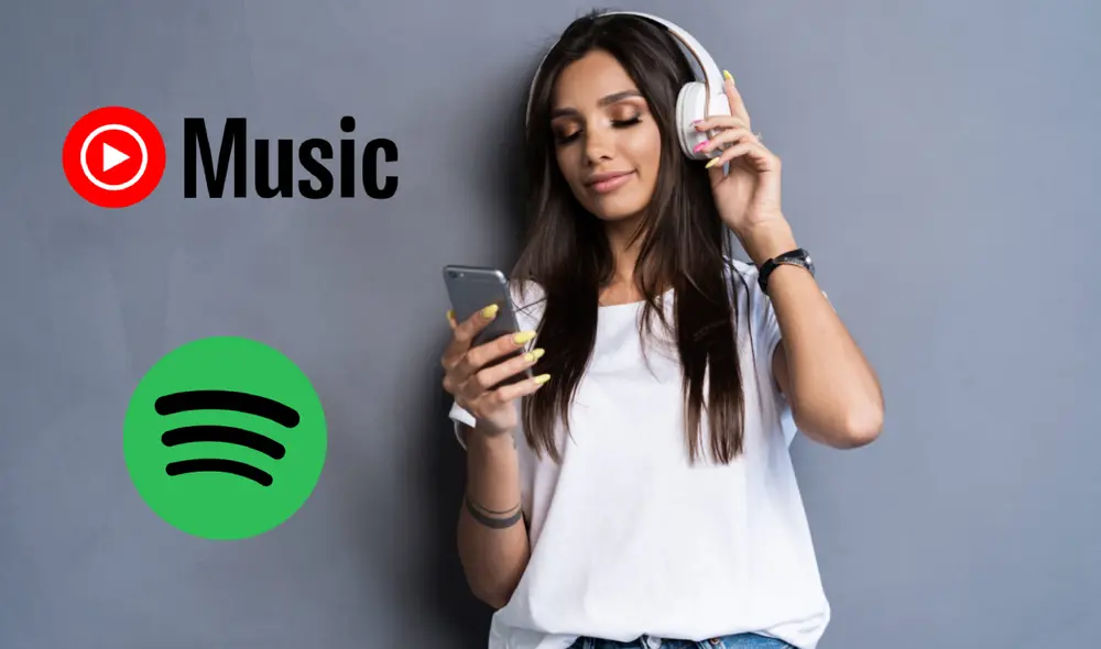 Aplica estos ajustes en YouTube Music y Spotify para aumentar la calidad de sonido. Foto: Composición LR/Wikipedia/Ciberteca