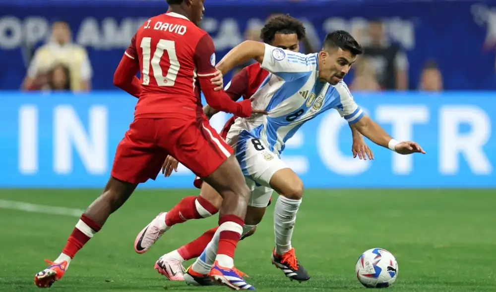 Argentina y Canadá jugarán este martes la primera semifinal de la Copa América. Foto: AFP Argentina y Canadá jugarán este martes la primera semifinal de la Copa América. Foto: AFP