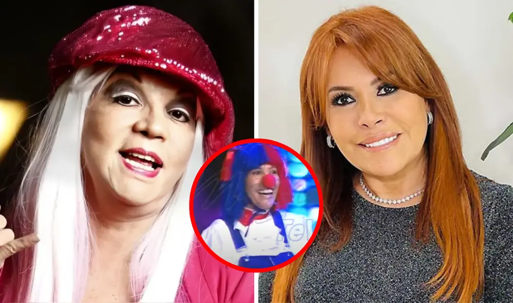Magaly Medina fue 'burbujita' en su programa junto a Yola Polastri. Foto: composición LR/Facebook/Instagram/YouTube