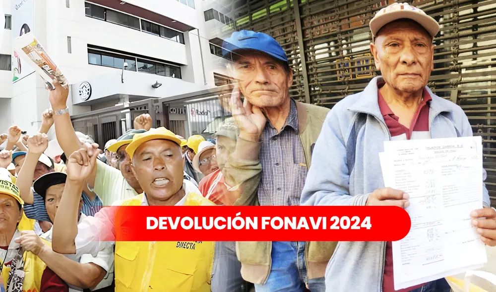 Mira quiénes son los fonavistas que esperan la devolución de sus aportes. Foto: composición LR