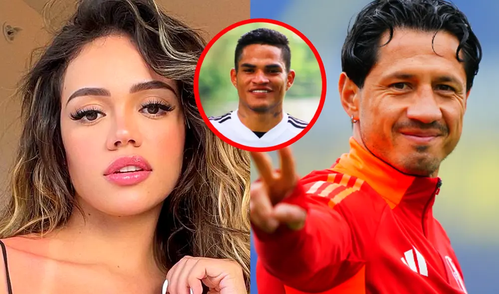 Mayra Goñi se encuentra en Estados Unidos. Foto: composición LR/Instagram/Mayra Goñi/Gianluca Lapadula/Andina - Video: Willax TV