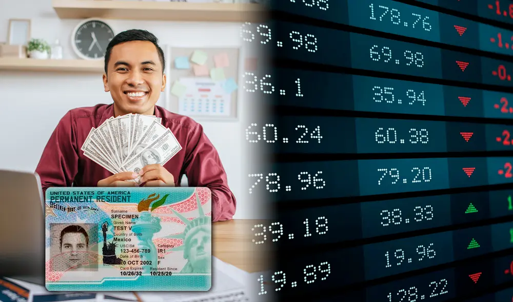 Esta es la forma de invertir en la bolsa de valores de Estados Unidos si eres inmigrante y no cuentas con la Green Card. Foto: Composición LR Esta es la forma de invertir en la bolsa de valores de Estados Unidos si eres inmigrante y no cuentas con la Green Card. Foto: Composición LR