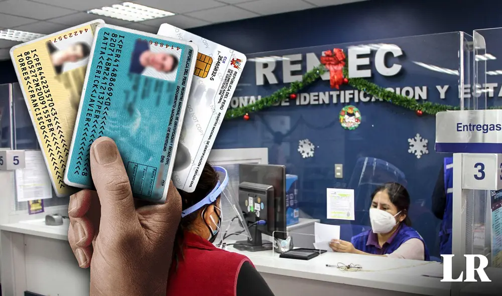 Reniec busca cerrar las brechas de indocumentación en las poblaciones vulnerables y lograr la masificación del DNI electrónico. Foto: composición LR/Reniec/Andina
