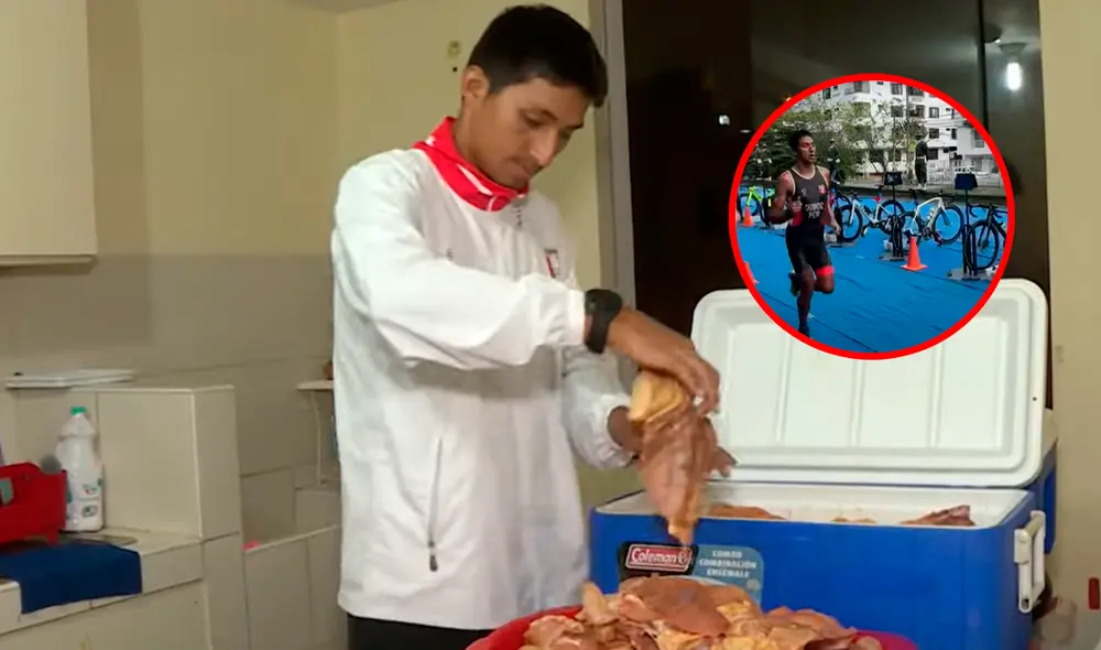 Atleta nacional busca ayuda para financiar su viaje a Australia. Foto: composición LR/captura Latina Noticias/YouTube