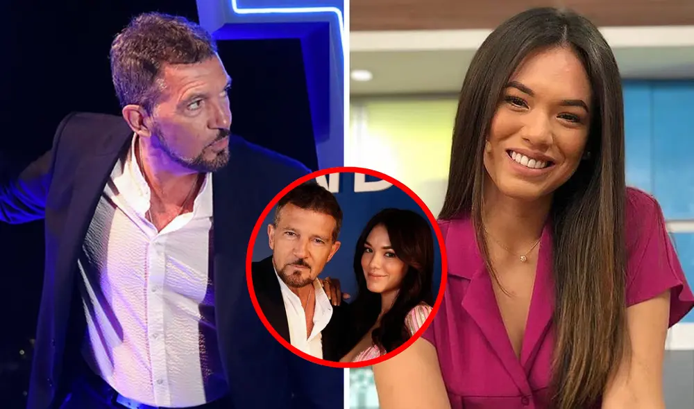 Antonio Banderas presentó su nuevo perfume en Brasil y fue entrevistado por Jazmín Pinedo. Foto: composición LR/Instagram Antonio Banderas y Jazmin Pinedo