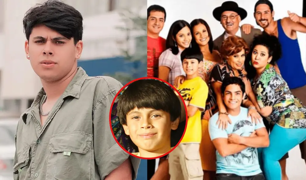 Aaron Picasso entró en 'Al fondo hay sitio' a los 9 años. Foto: composición LR/América TV/Instagram aaron_picasso_ Aaron Picasso entró en 'Al fondo hay sitio' a los 9 años. Foto: composición LR/América TV/Instagram aaron_picasso_