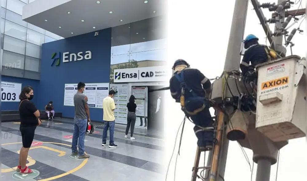 Suspensión del servicio eléctrico se registrará en Chiclayo. Foto: composición LR/ENSA