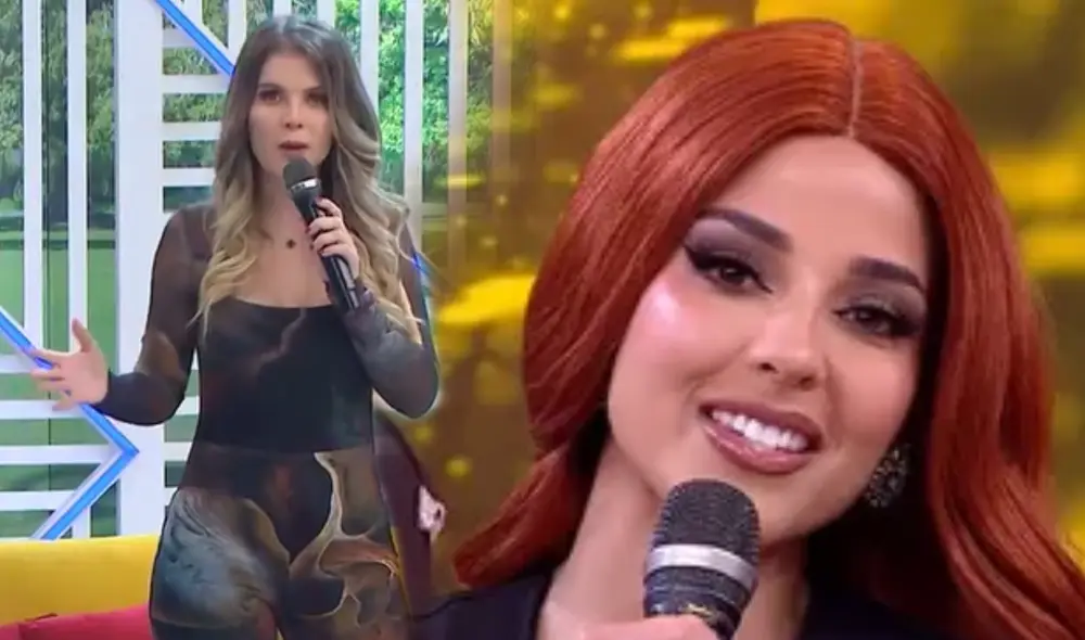 Brunella Horna no toleró el rechazo de Luciana Fuster y le respondió fuerte. Foto: composición LR/América TV