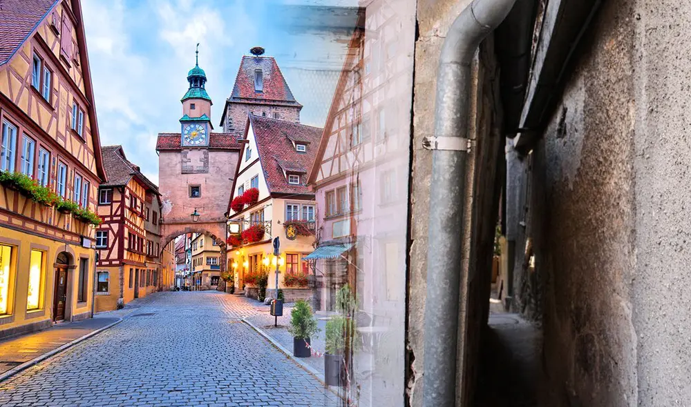 Esta ciudad se destruyó un 80% en 1726 y por ese motivo se reconstruyó. Foto: composición LR/Schwaebischealb
