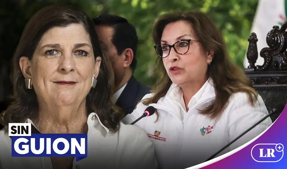 Dina Boluarte no quiso responder por el tema de sus cirugías. Foto: composiciónLR/Andina Dina Boluarte no quiso responder por el tema de sus cirugías. Foto: composiciónLR/Andina